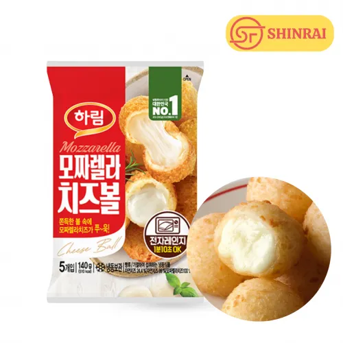 Phô Mai Viên Mozzarella Harim 140g – Béo Ngậy, Giòn Rụm, Chuẩn Vị Hàn Quốc